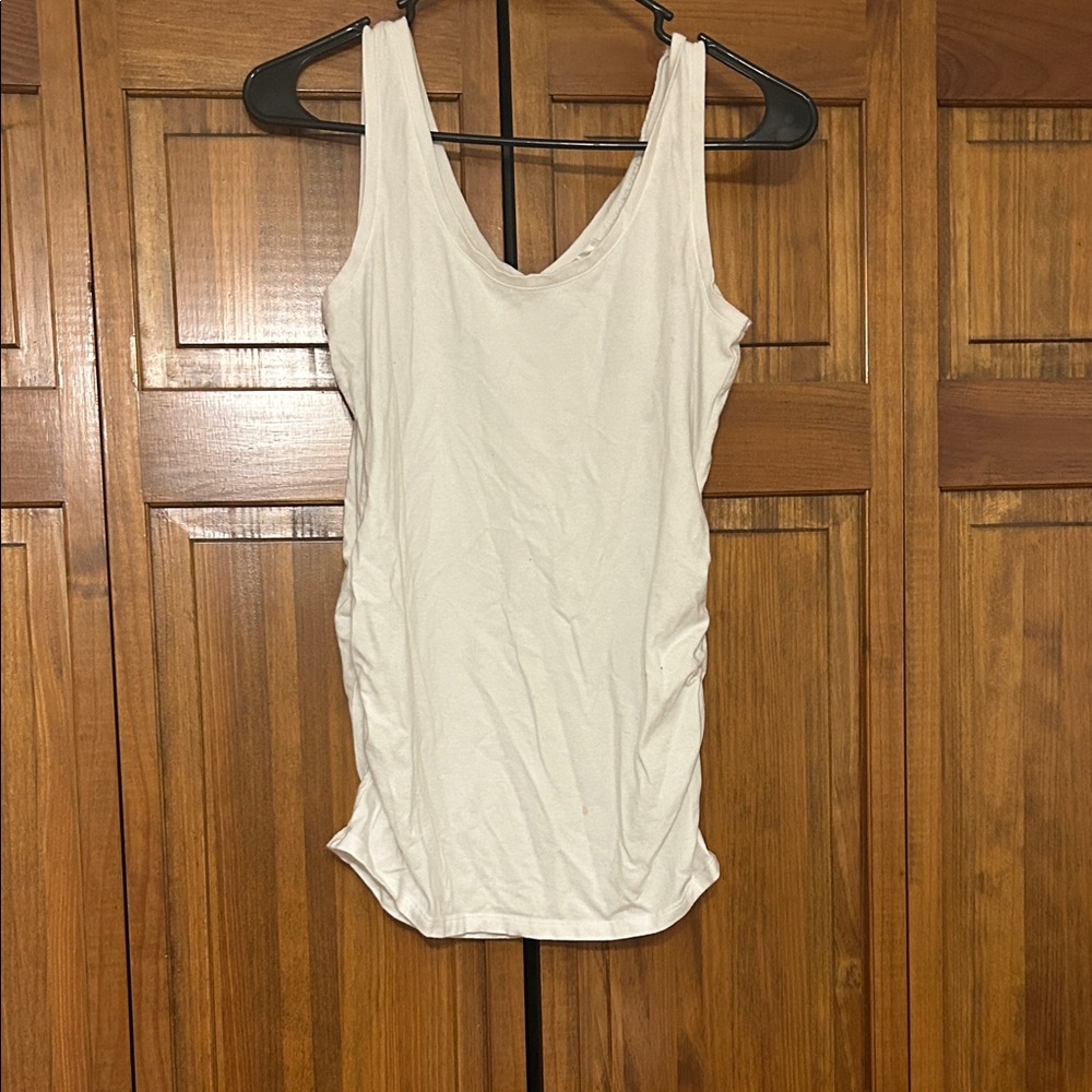 Motherhood Maternity Cream Tank Top